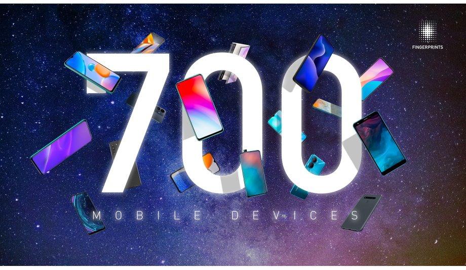 Fingerprints Celebrates Milestone Of 700 Smartphone Models Integrating Its Biometric Technology