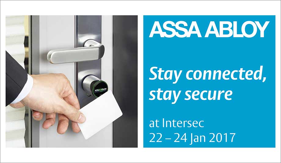 ASSA ABLOY To Feature Latest Wireless, IoT-Powered Access Control Systems For Businesses And Homes At Intersec 2017