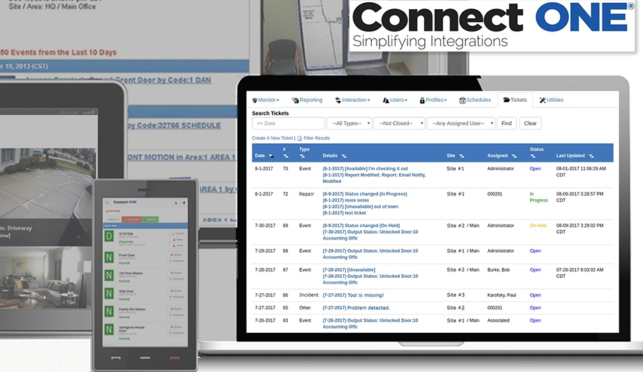 Connect ONE Ticket Module Application To Offer Cloud-Hosted Facility Management Platform For End-Users