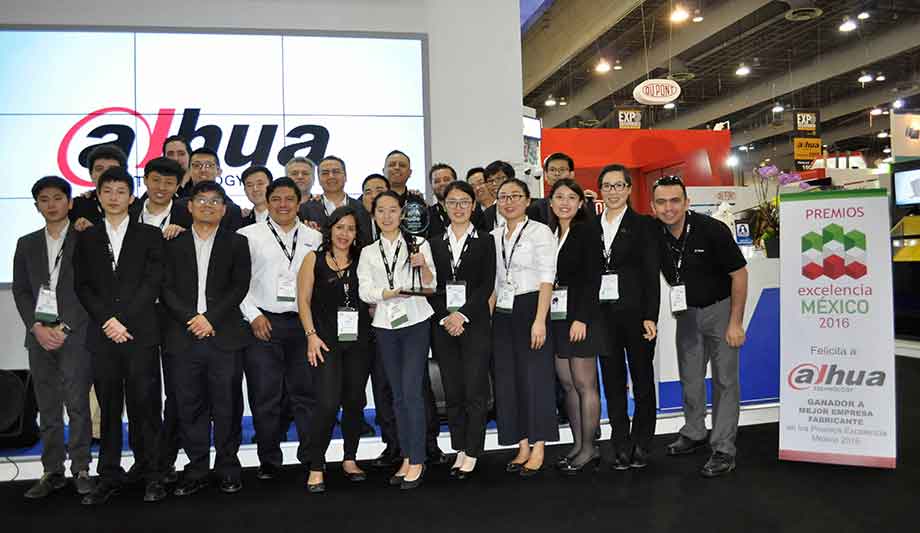 Dahua Technology Wins Prestigious Excellence Award Of ‘Best Manufacturer’ At Expo Seguridad Mexico 2016