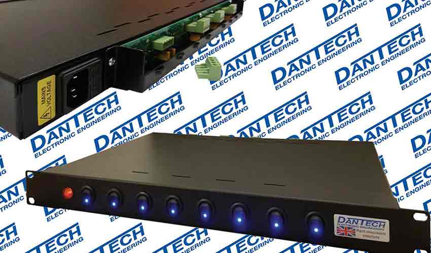 Dantech Releases DAV 1U Power Supply Model With Individual Load Output Switches