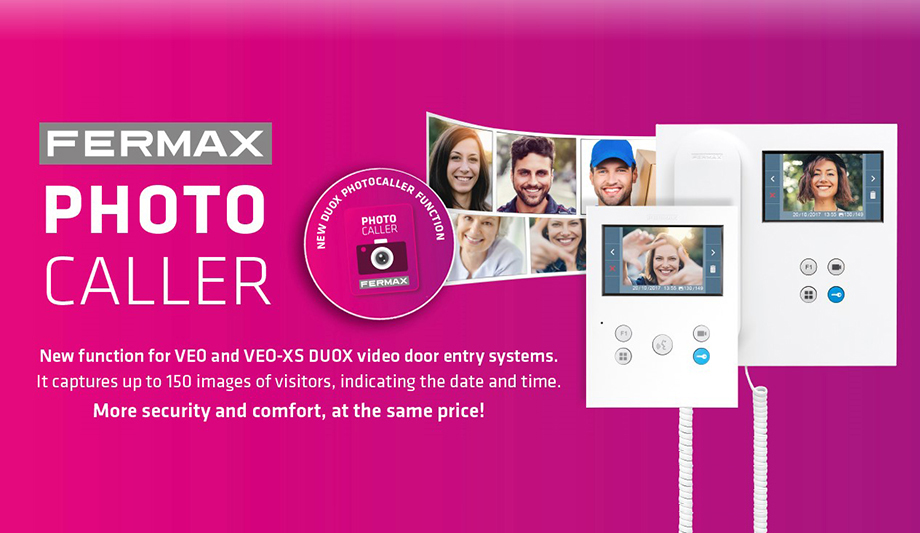 FERMAX Releases PHOTOCALLER For DUOX Monitors For Residential Security Market