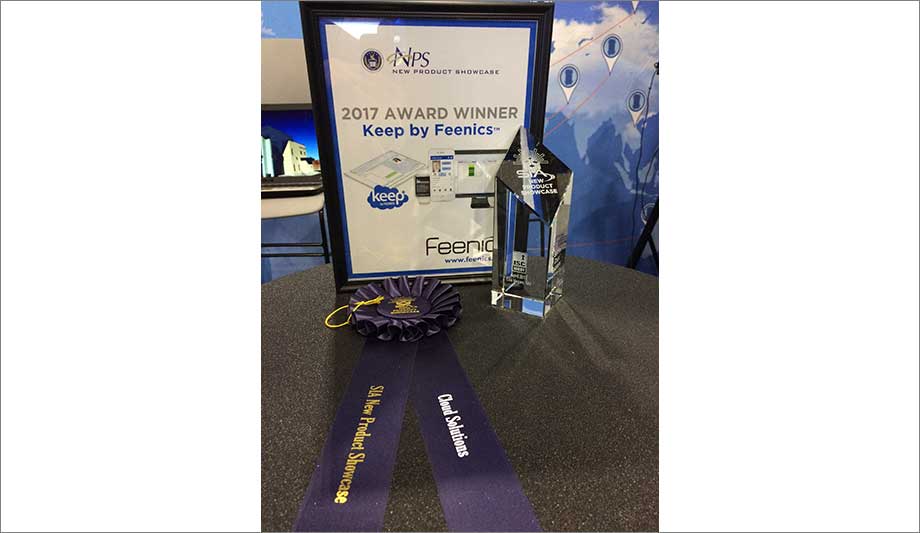 Keep By Feenics Cloud Access Control Awarded SIA Product Showcase Award At ISC West 2017