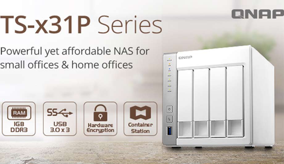 QNAP Introduces TS-x31P NAS Series Powered By ARM Cortex-A15 Dual-core Processor For Home And Small Offices