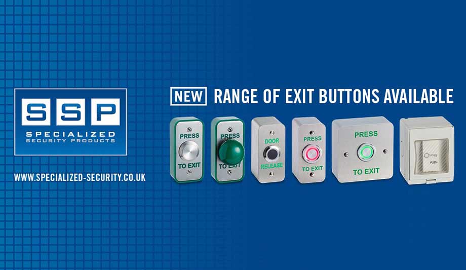 Specialized Security Products Offers New Range Of Exit Buttons