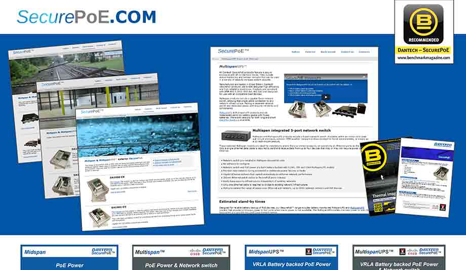 Dantech Launches SecurePoE.com To Help Select Correct Power Supply Model For PoE Systems