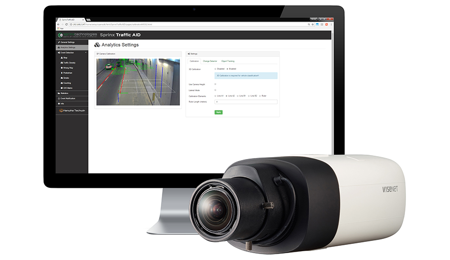 Hanwha Techwin Wisenet X Camera Integrates With Automatic Incident Detection Solution From Sprinx Technologies