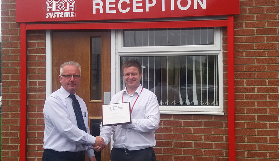 TDSi Recognises ABCA With ‘UK Partner Of The Year – North’ Award