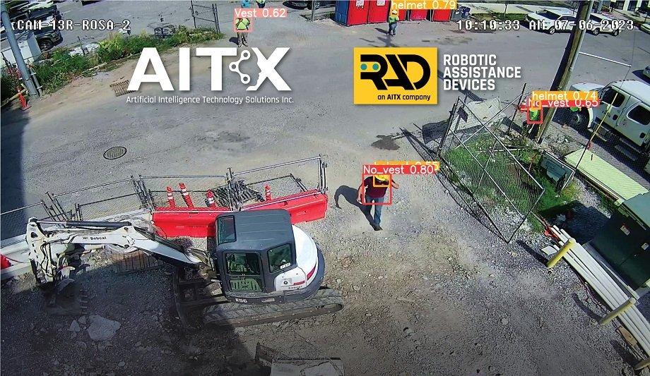 AITX's Subsidiary, Robotic Assistance Devices, Announces Worksite Safety AI Analytic