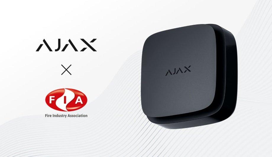 Ajax Systems Has Achieved Membership Of The Fire Industry Association (FIA) In The United Kingdom