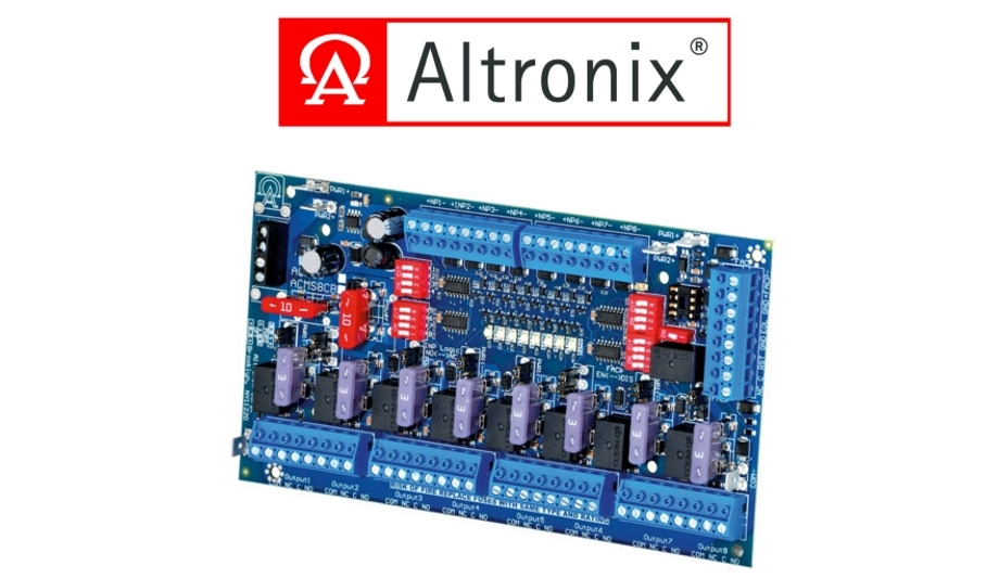 Altronix Dual Voltage Access Power Controller Modified And Fitted With Bi-color Output LEDs