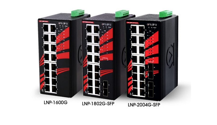 Antaira Launches New Gigabit Unmanaged PoE Switches For Harsh Environment Applications