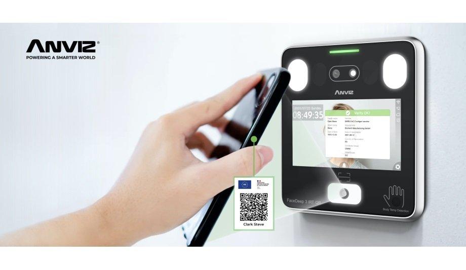 Anviz Brings The FaceDeep 3 QR Version To Fulfill The Requirement Of COVID-19 Green Pass