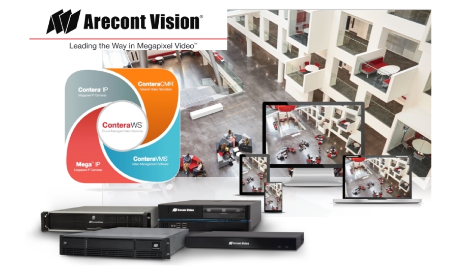 Arecont Vision Launches ConteraVMS, ConteraWS Web Services, And ConteraCMR Cloud Managed Video Recorders