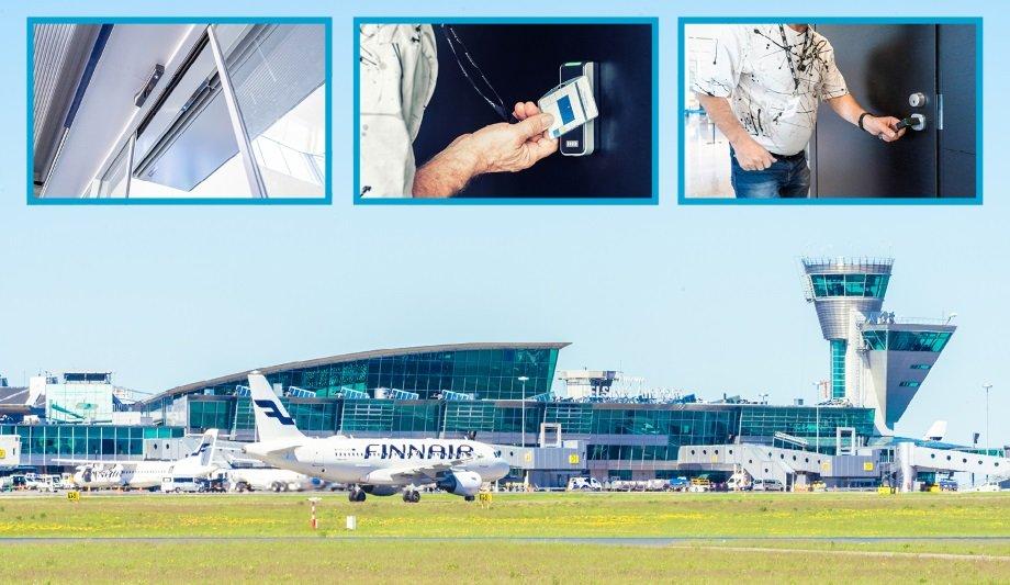 ASSA ABLOY Provides Aperio H100 Battery-Powered Handles To Secure Helsinki Airport