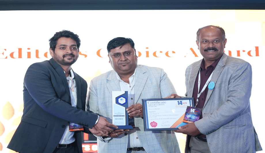 Matrix Conferred Editor's Choice Award 2022