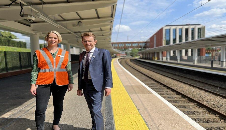 New Wider Platforms At One Of Birmingham’s Busiest Railway Stations Used For First Time During Commonwealth Games