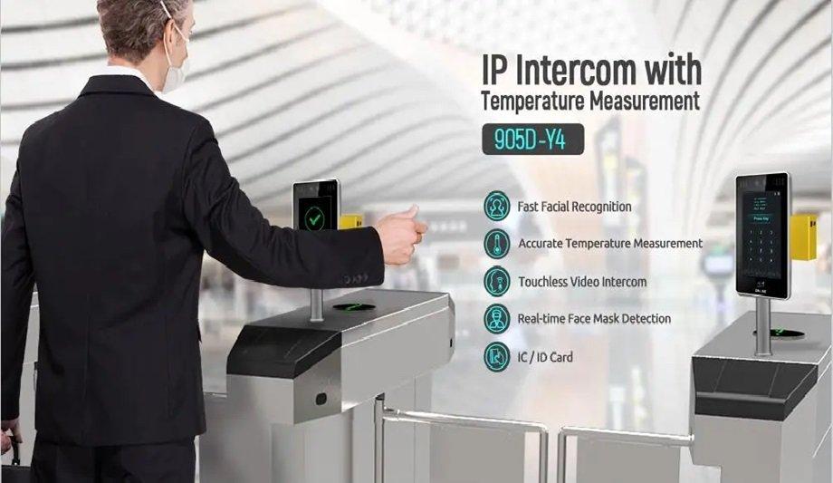 905D-Y4 SIP Intercom: Contactless Temperature Screening