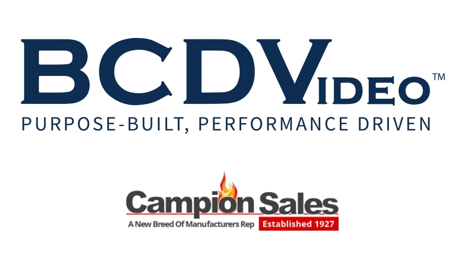 BCDVideo Appoints Campion Sales To Represent Their Product Portfolio In The South-Central US