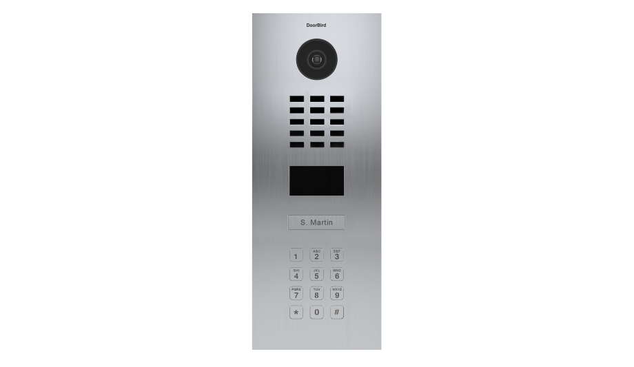 Bird Home Automation Group Launches DoorBird D2101KV IP Video Door Intercom With An Integrated Keypad