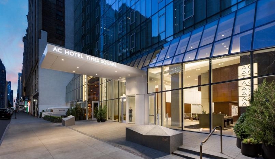 Boon Edam’s BoonAssist Revolving Door Installed At AC Hotel In Times Square, New York City