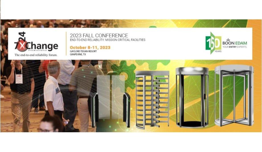 Boon Edam Demonstrates Focus On Data Centers With Silver Sponsorship At 7x24 Exchange International