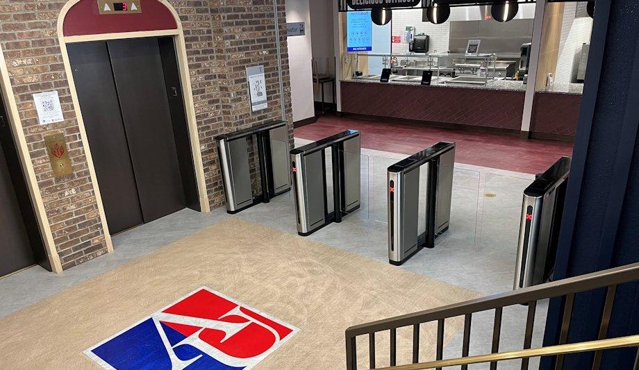 American University Installs Boon Edam Turnstiles