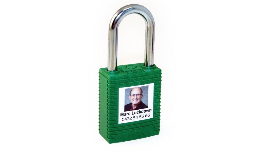 Brady Corporation Offers PrintFace Padlock Personalization To Print A Face On Padlocks