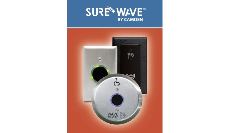 Camden Door Controls Launches SureWave Extensive Range Of Wireless No-Touch Switch Solutions
