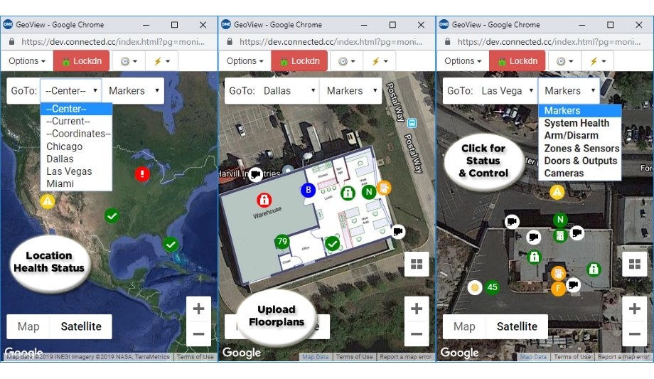 Connected Technologies Releases GeoView Mapping Feature For Connect ONE Cloud-hosted Security Management Platform