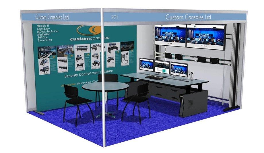 Custom Consoles To Show Its Newest Security Control Room Furniture At International Security Expo 2023, London