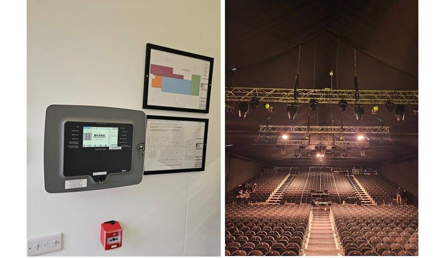 IIKL-Blake Fire & Security Install Wireless SmartNet-Pro Range At Dartford Theatre