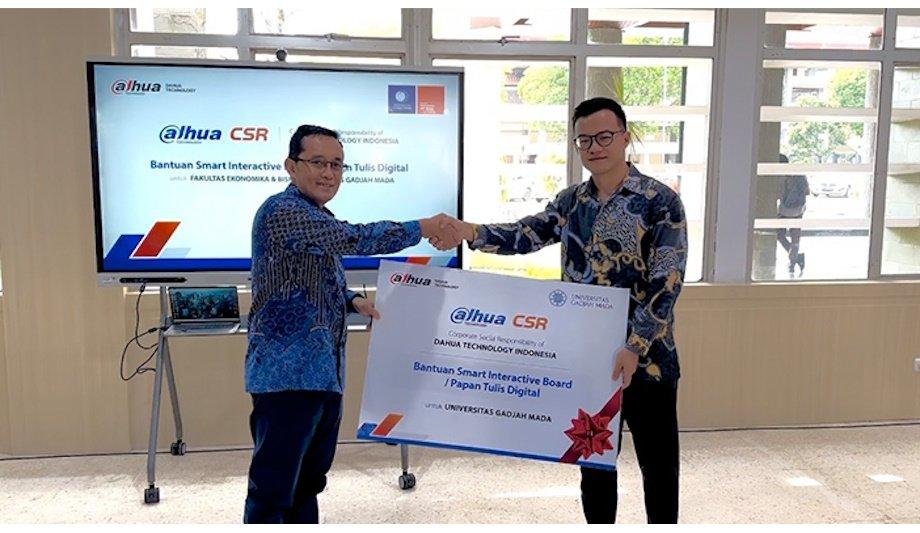 Dahua Donated Smart Interactive Whiteboard To FEB UGM To Support Education In Indonesia