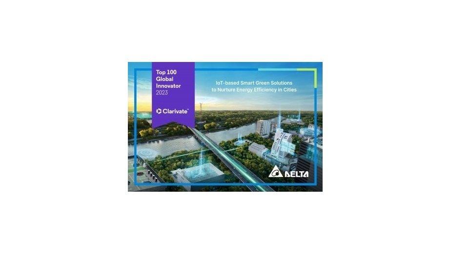 Delta Electronics Recognized As Top 100 Global Innovator 2023 By Clarivate