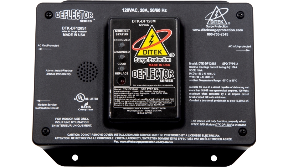 DITEK To Exhibit Its Deflector Series Surge Protective Devices At ISC West 2019