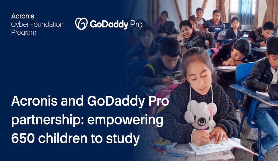 Acronis Cyber Foundation Program And GoDaddy Pro Announce The Completion Of School Construction In Sierra Leone And Guatemala