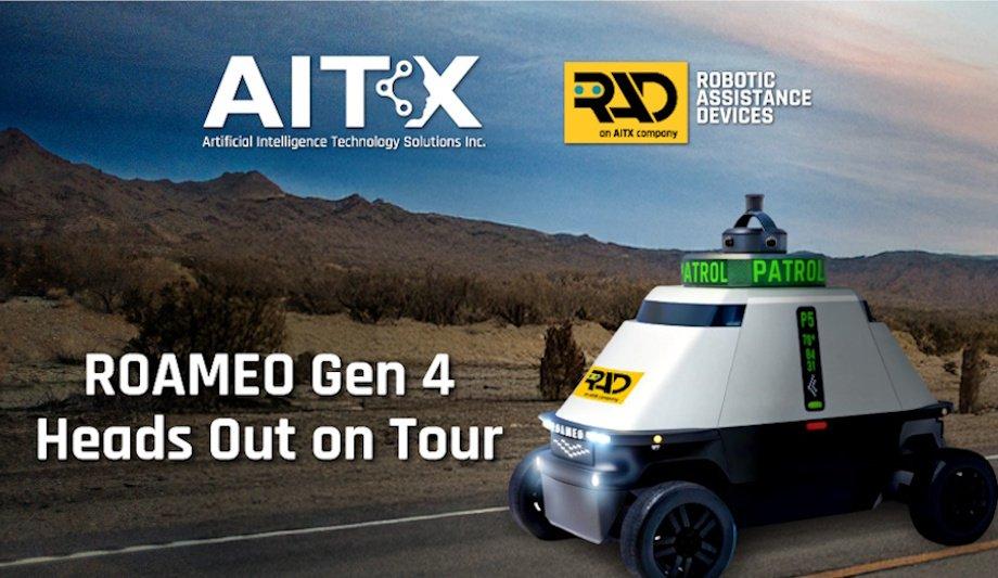 ROAMEO Gen 4: Autonomous Security Robot Tour By RAD