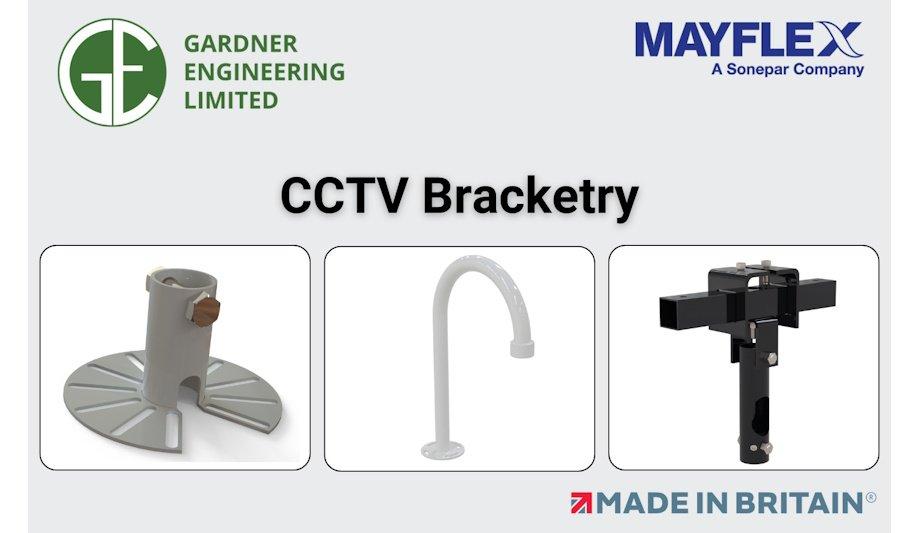 Gardner Engineering CCTV Brackets Now Available At Mayflex