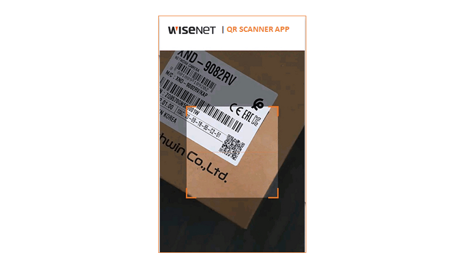 Hanwha Techwin Europe Announces The Launch Of Wisenet QR Scanner App For System Integrators