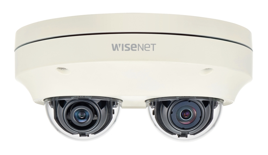 Hanwha Techwin’s PNM-7000VD, Two-channel Multi-directional Camera Features 360-degree Surveillance