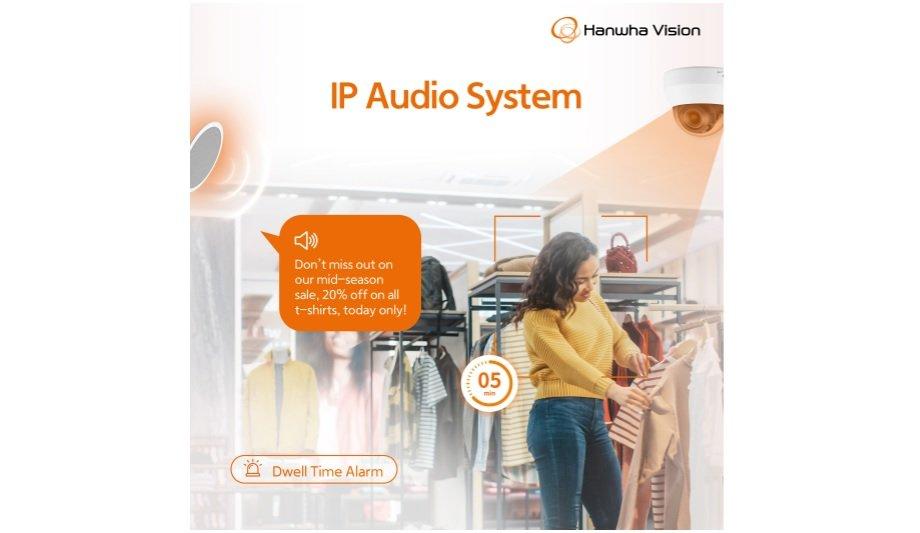 Hanwha Vision Launches IP Audio System To Seamlessly Broadcast Audio