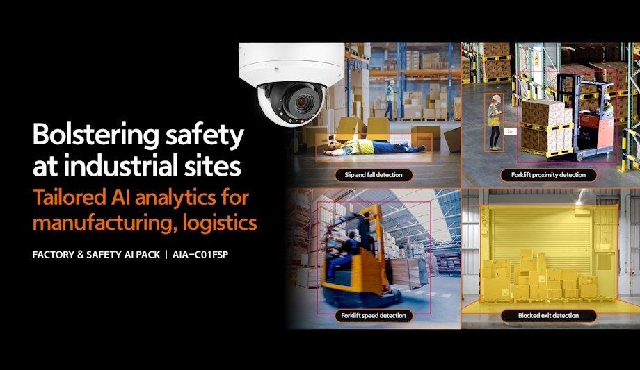 Hanwha Vision's AI Pack For Industrial Safety