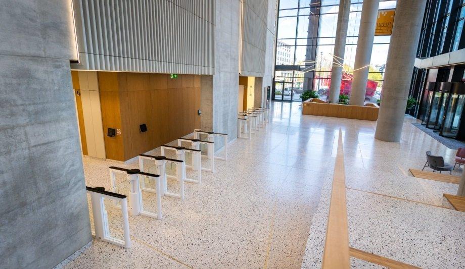 HID Provides Their Mobile Access And Bluetooth Readers At The New Skyliner Skyscraper In Warsaw