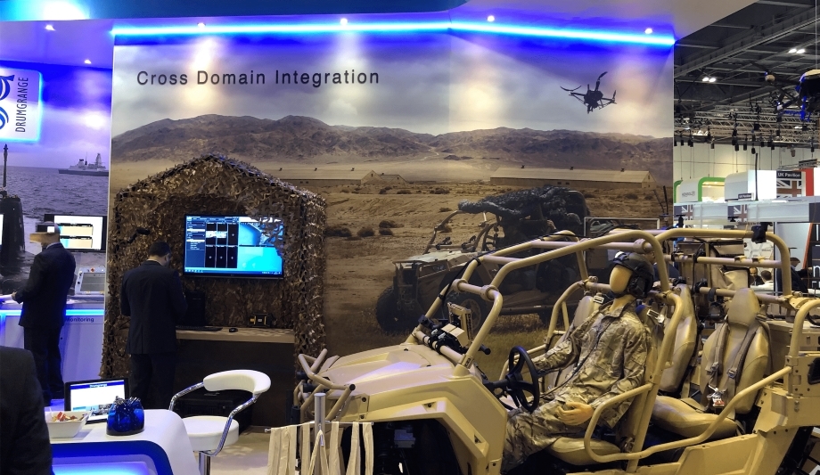 Hoverfly Showcases LiveSky UAS At Drumgrange’s Stand At DSEI 2019