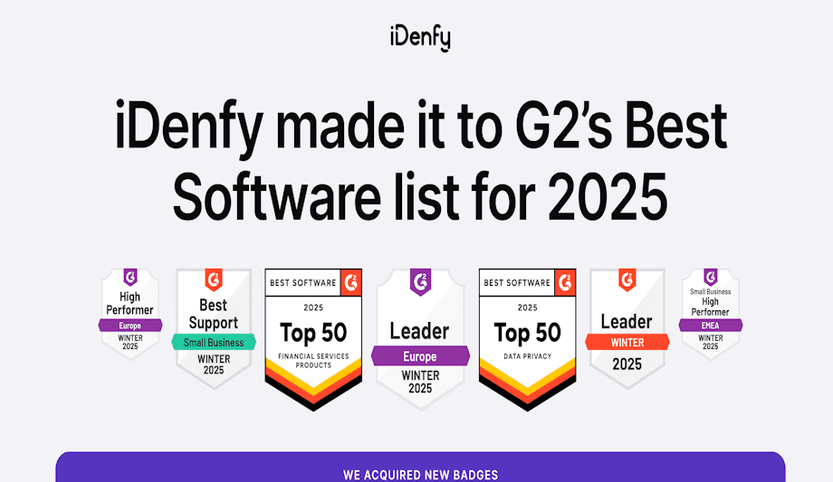 iDenfy's Fraud Prevention Tools Earn G2 Recognition
