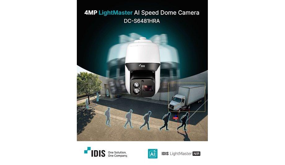 IDIS Launches New AI PTZ Cameras With NIR Performance
