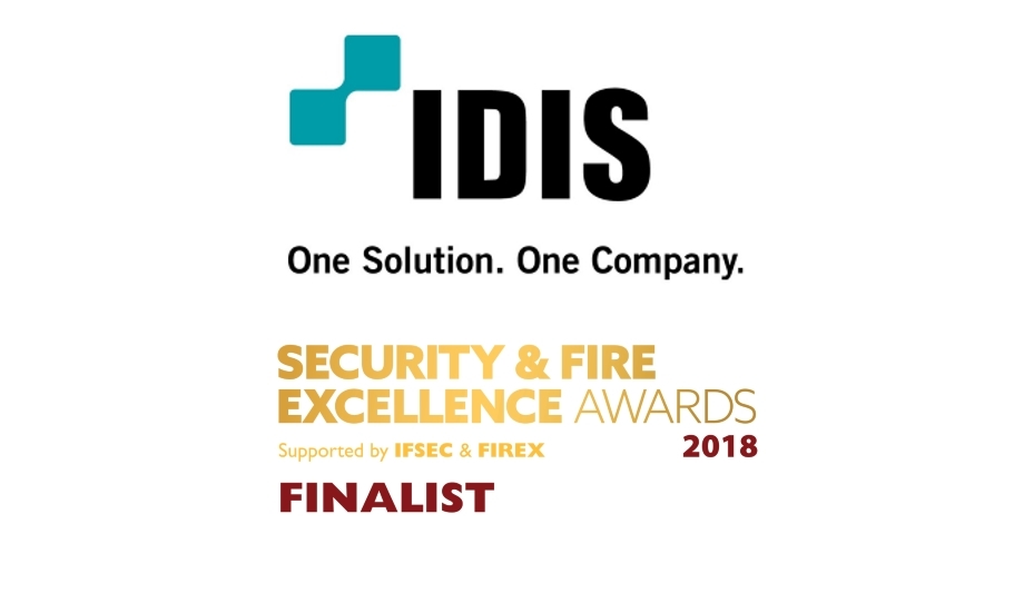 IDIS VIDEO Scores Double Nomination In 2018 Security & Fire Excellence Awards