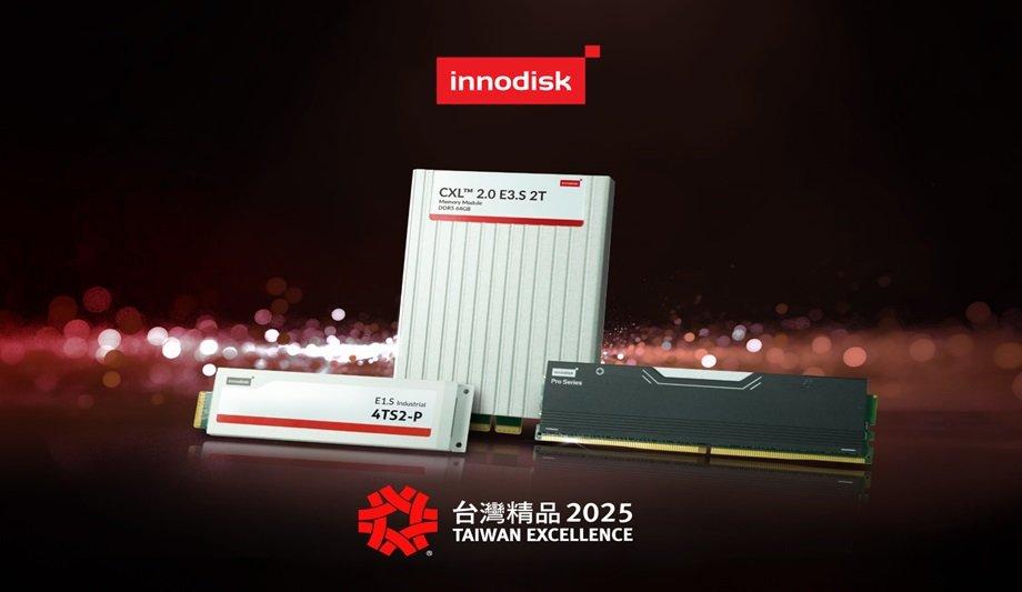 Industrial-Grade Memory Solutions By Innodisk Recognized