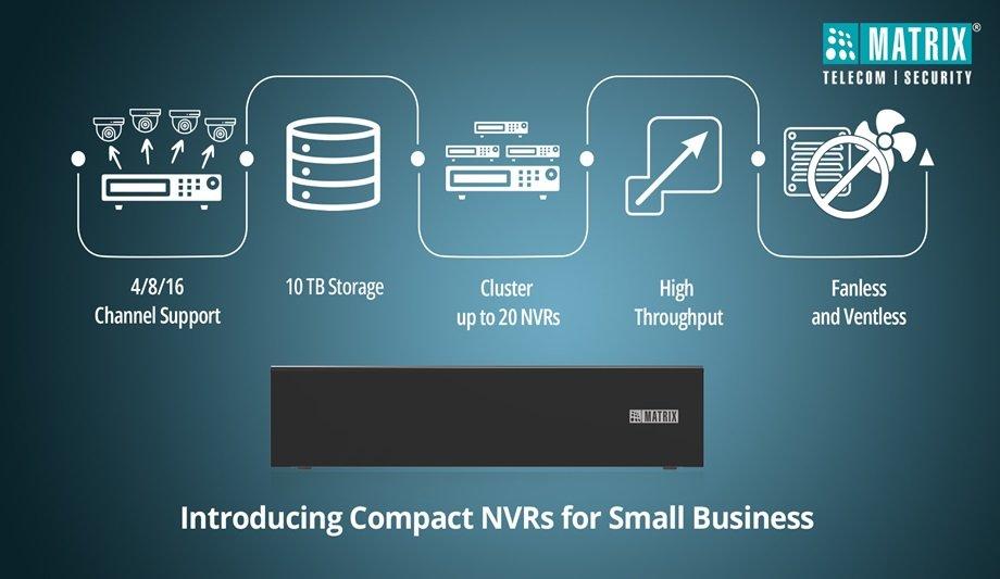 Matrix Introduces The NVRXS: Network Video Recorders For Small Businesses