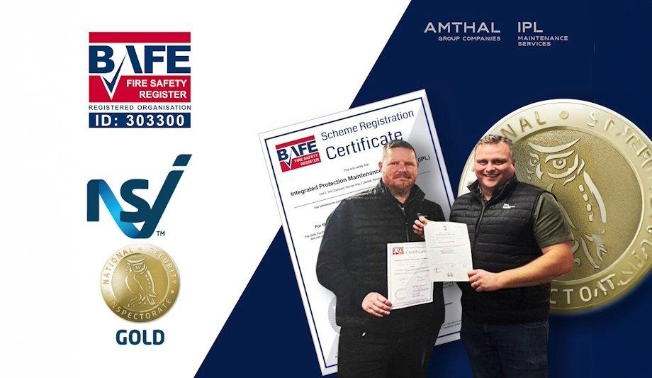 IPL Achieves BAFE And NSI Gold Certifications